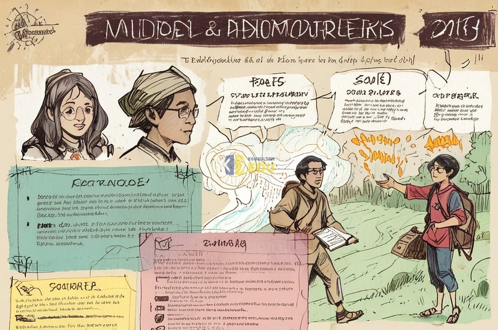 Default Create an illustration depicting the historical journe 1 Sejarah Skripsi di Indonesia