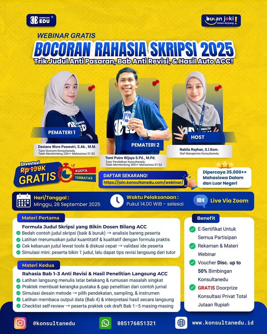 Webinar Bocoran Skripsi 2025